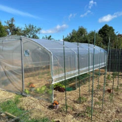 Serre Tunnel 4 Saisons Plus 4x4,5m Soit 18m² En Bâche PE 200µ Serres Tonneau