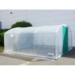 Serre Tunnel 4 Saisons Plus 4x4,5m Soit 18m² En Bâche PE 200µ Serres Tonneau -Jardin Serre Boutique serre tunnel 4 saisons 4x45m soit 18m en pe 200 serres tonneau 4