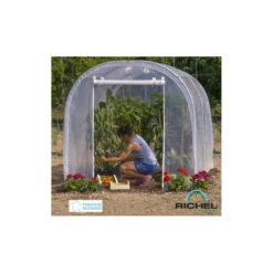 Serre Tunnel De Culture Pieds Droits 6m² RICHEL -Jardin Serre Boutique serre tunnel de culture pieds droits 6m richel 13