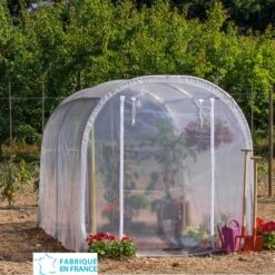 Serre Tunnel De Culture Pieds Droits 6m² RICHEL -Jardin Serre Boutique serre tunnel de culture pieds droits 6m richel 2