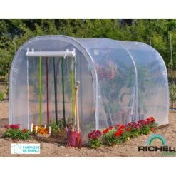 Serre Tunnel De Culture Pieds Droits 6m² RICHEL