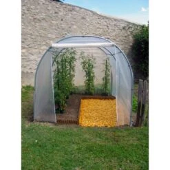 Serre Tunnel De Culture Pieds Droits 6m² RICHEL -Jardin Serre Boutique serre tunnel de culture pieds droits 6m richel 7