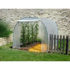 Serre Tunnel De Culture Pieds Droits 6m² RICHEL -Jardin Serre Boutique serre tunnel de culture pieds droits 6m richel 9
