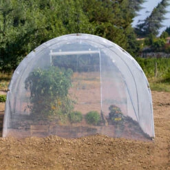 Serre Tunnel De Culture Pieds Droits 9m² - 3x3m - Porte Zippée - Film Doublé - RICHEL -Jardin Serre Boutique serre tunnel de culture pieds droits 9m 3x3m porte zippee film double richel 5