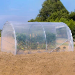 Serre Tunnel De Culture Pieds Droits 9m² - 3x3m - Porte Zippée - Film Doublé - RICHEL -Jardin Serre Boutique serre tunnel de culture pieds droits 9m 3x3m porte zippee film double richel 6