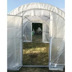 Serre Tunnel Maraîchère Luxe 3x6m - 200gr/m² H2,40m - Green Protect -Jardin Serre Boutique serre tunnel maraichere luxe 3x6m 200grm h240m green protect 3