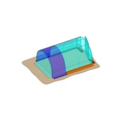 Serre Tunnel Pieds Droits 13,5m² - 3x4,5m - Porte Pivotante - RICHEL -Jardin Serre Boutique serre tunnel maraichere pieds droits 135m richel 3