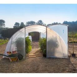 Serre Tunnel Maraîchère Semi Professionnelle 27m² Avec 2 Portes - RICHEL 22 Serre Tunnel Maraîchère Semi Professionnelle 27m² Avec 2 Portes - RICHEL -Jardin Serre Boutique serre tunnel semi professionnelle 27m double porte richel 7