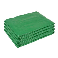 Serre Tunnel 18m² Avec Couverture Verte En PE Armé 140gr/m² Habrita -Jardin Serre Boutique serre tunnel structure metal couverture pe arme 140grm vert 18m 9