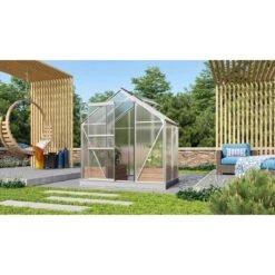 Serre Venus 2,5m² En Aluminium Et Panneaux De Polycarbonate 4mm - Vitavia -Jardin Serre Boutique serre venus 25m en aluminium et panneaux de polycarbonate 4mm vitavia 5