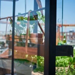 Serre Urbaine En Verre Trempé Avec Roulettes City - Juliana 34 Serre Urbaine En Verre Trempé Avec Roulettes City - Juliana -Jardin Serre Boutique serre veranda aluminium anthracite et verre trempe 44m juliana 12