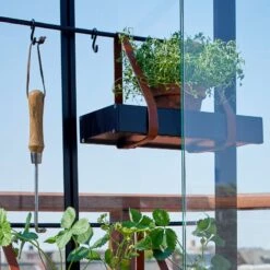 Serre Urbaine En Verre Trempé Avec Roulettes City - Juliana 40 Serre Urbaine En Verre Trempé Avec Roulettes City - Juliana -Jardin Serre Boutique serre veranda aluminium anthracite et verre trempe 44m juliana 18