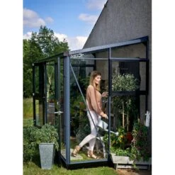 Serre Veranda Aluminium Et Verre Trempé 4,4m² - Juliana -Jardin Serre Boutique serre veranda aluminium et verre trempe 44m juliana 6