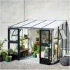 Serre Veranda Aluminium Et Verre Trempé 6,6m² - Juliana -Jardin Serre Boutique serre veranda aluminium et verre trempe 66m juliana