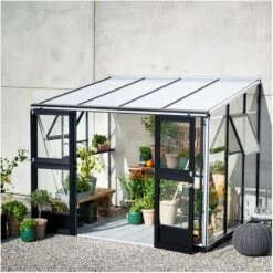 Serre Veranda Aluminium Et Verre Trempé 6,6m² - Juliana