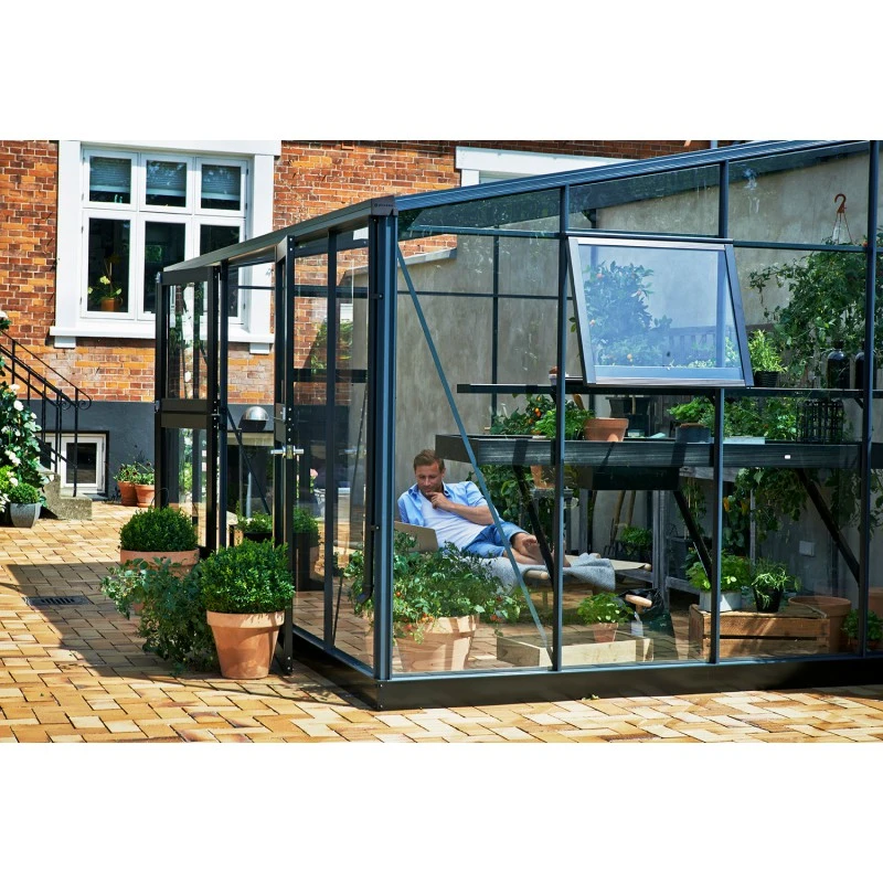 Serre Veranda Anthracite Et Verre Trempé 12,9m² - Juliana 14 Serre Veranda Anthracite Et Verre Trempé 12,9m² - Juliana – Image 12