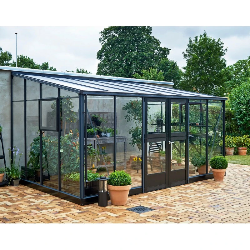 Serre Veranda Anthracite Et Verre Trempé 12,9m² - Juliana 16 Serre Veranda Anthracite Et Verre Trempé 12,9m² - Juliana – Image 14