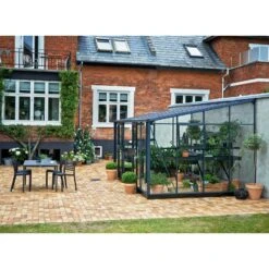 Serre Veranda Anthracite Et Verre Trempé 12,9m² - Juliana 36 Serre Veranda Anthracite Et Verre Trempé 12,9m² - Juliana -Jardin Serre Boutique serre veranda anthracite et verre trempe 129m juliana 14