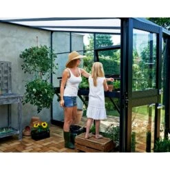 Serre Veranda Anthracite Et Verre Trempé 12,9m² - Juliana 38 Serre Veranda Anthracite Et Verre Trempé 12,9m² - Juliana -Jardin Serre Boutique serre veranda anthracite et verre trempe 129m juliana 16