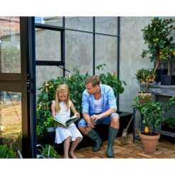 Serre Veranda Anthracite Et Verre Trempé 12,9m² - Juliana 39 Serre Veranda Anthracite Et Verre Trempé 12,9m² - Juliana -Jardin Serre Boutique serre veranda anthracite et verre trempe 129m juliana 17