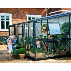 Serre Veranda Anthracite Et Verre Trempé 12,9m² - Juliana 28 Serre Veranda Anthracite Et Verre Trempé 12,9m² - Juliana -Jardin Serre Boutique serre veranda anthracite et verre trempe 129m juliana 6