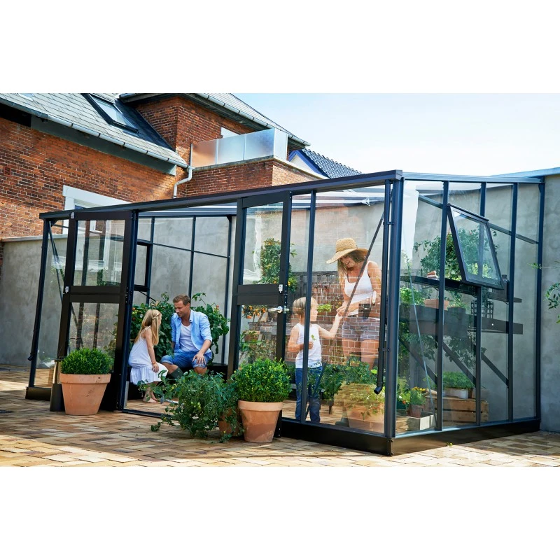 Serre Veranda Anthracite Et Verre Trempé 12,9m² - Juliana 11 Serre Veranda Anthracite Et Verre Trempé 12,9m² - Juliana – Image 9