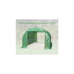 Toile De Rechange Pour Serre Tunnel 3x4,5m 13,5m² Green Protect