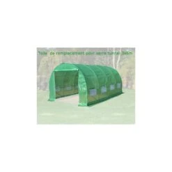 Toile De Rechange Pour Serre Tunnel 3x6m 18m² Green Protect