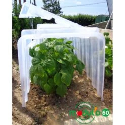 Tunnel De Culture 3 Bases Soit 1,32m² + 2 Embouts + 10 Piquets Modul'o 60 -Jardin Serre Boutique tunnel de culture 3 bases soit 132m 2 embouts 10 piquets modul o 17
